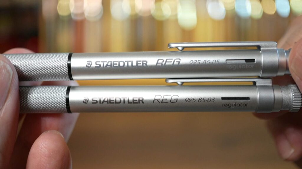 STAEDTLER REG 軸デザイン比較