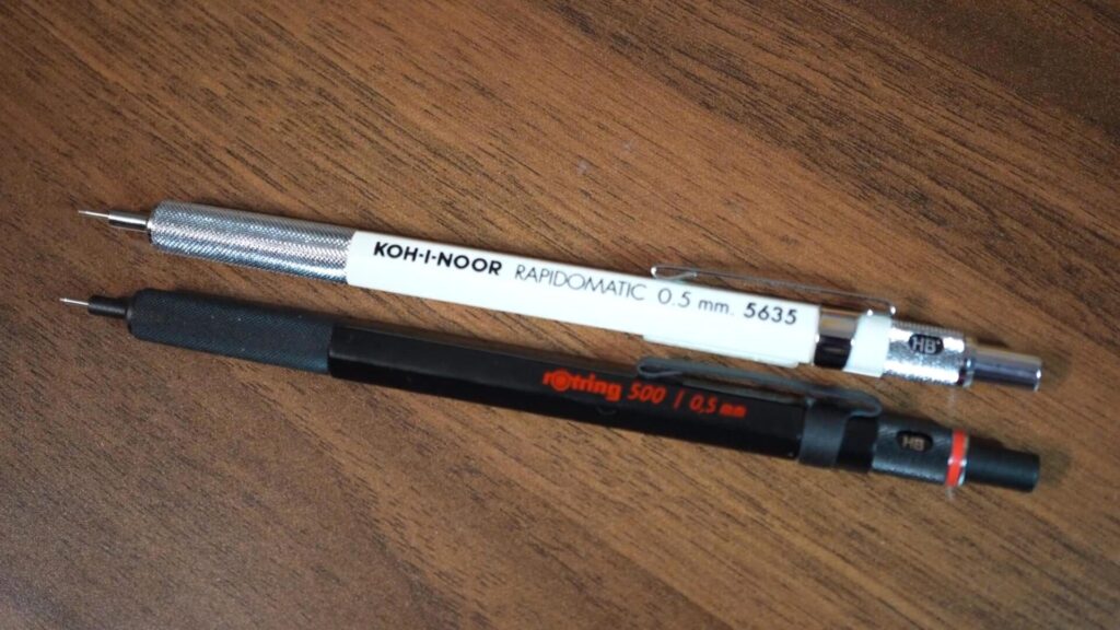 rotring500 ラピットマチック 比較