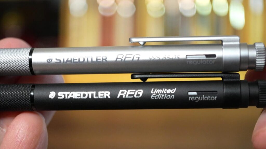 STAEDTLER REG マットブラック 軸比較