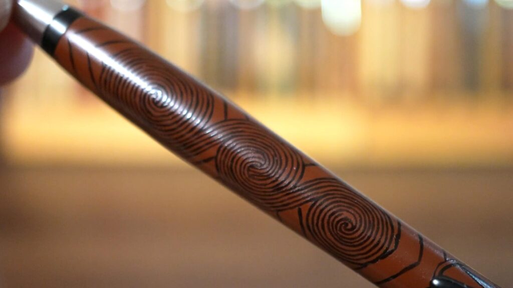 匠衆・朱椿粋 螺偶 縄文模様 漆仕上げ