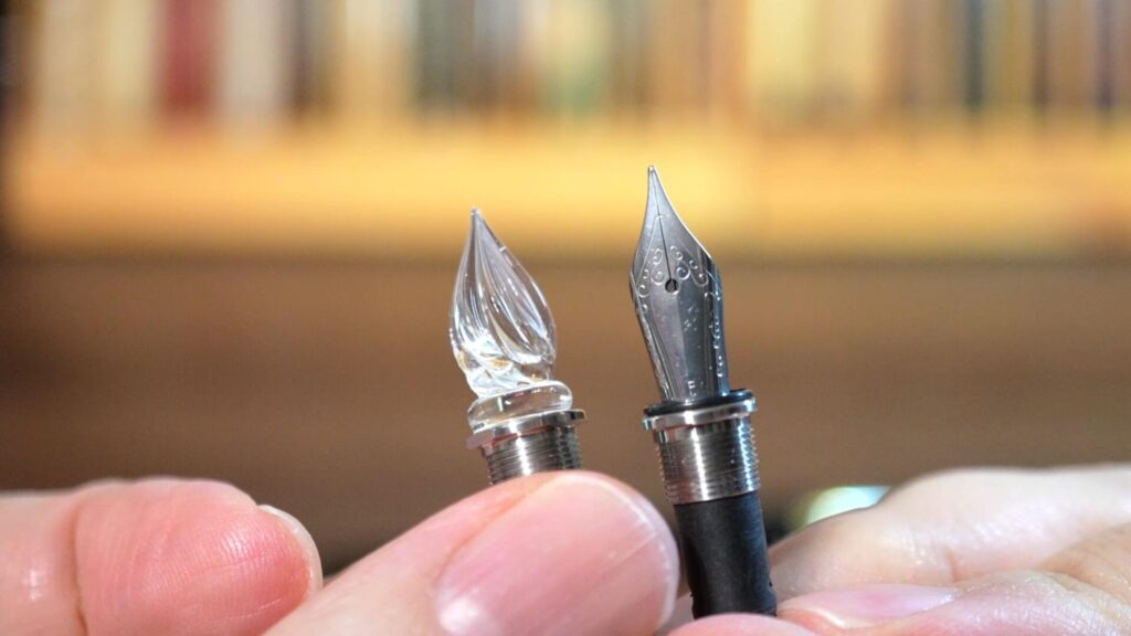 匠衆・朱椿粋 朱墨 ガラスペン 万年筆 ペン先