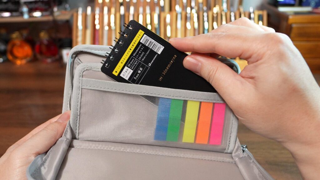 トレイルペンケース ポケット収納例