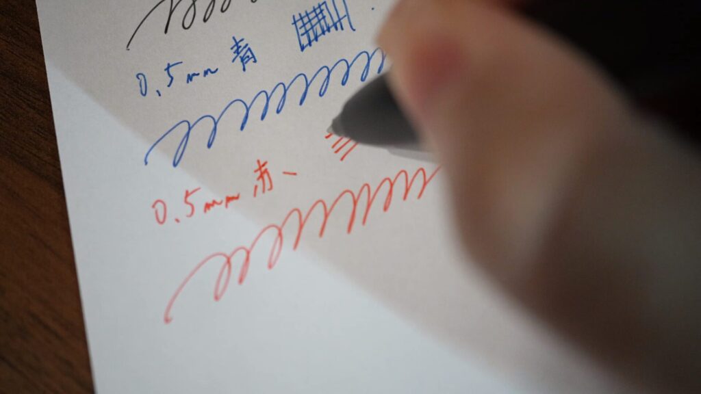 uni-ball one 3 書き心地