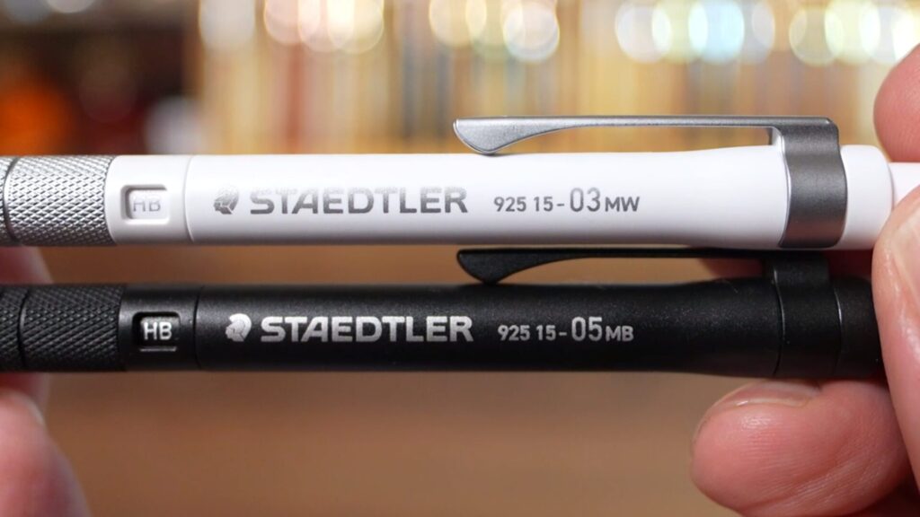 STAEDTLER 92515メタル 軸比較