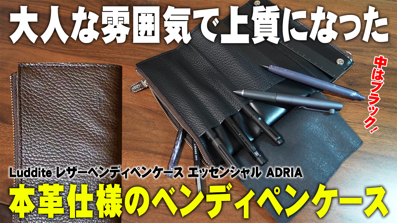 本革になったベンディADRIAの収納力と使い勝手